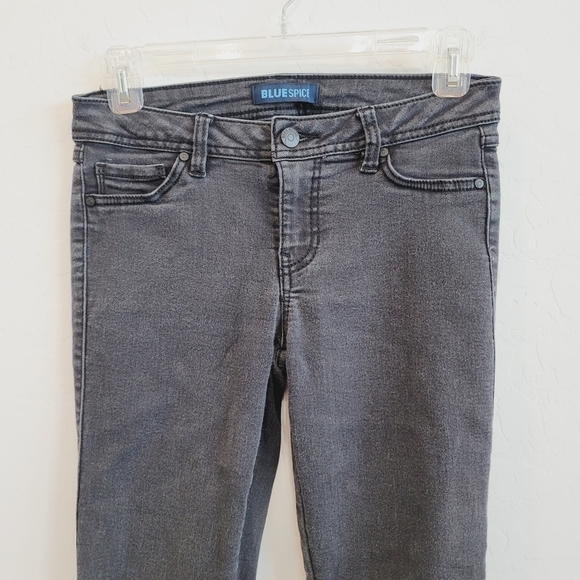 💕 Blue Spice Faded Black Skinny Jeans Size 5 - Picture 8 of 9